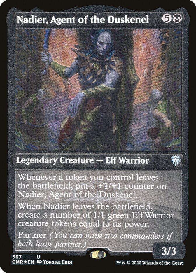 Nadier, Agent of the Duskenel (Etched) [Commander Legends] | Gamer Loot