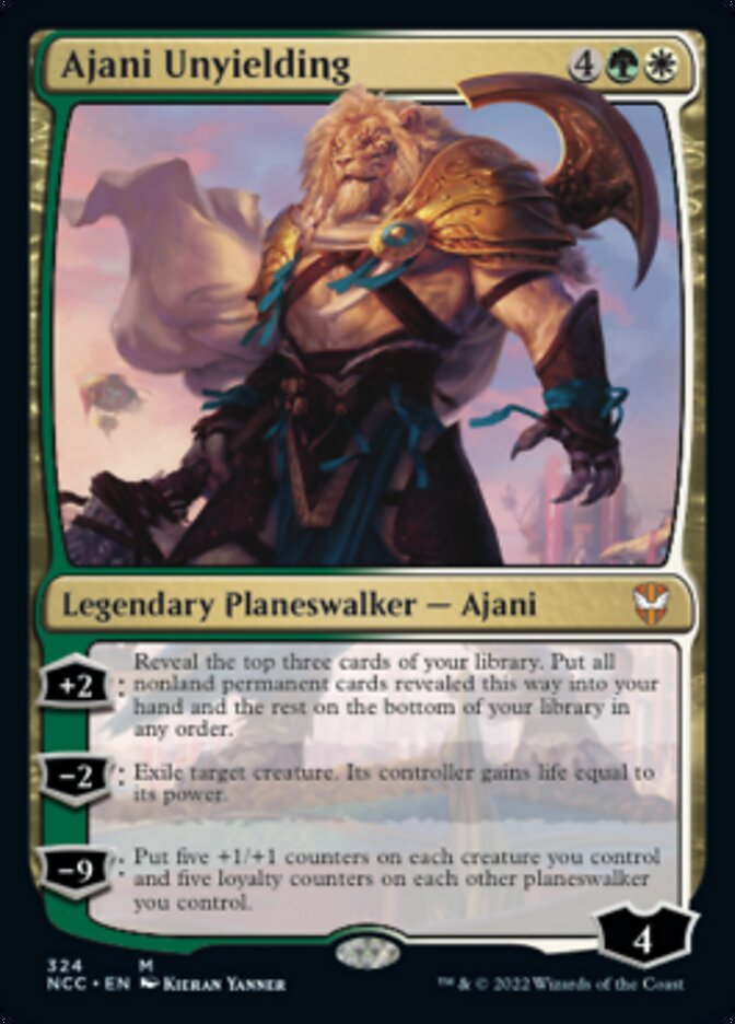 Ajani Unyielding [Streets of New Capenna Commander] | Gamer Loot
