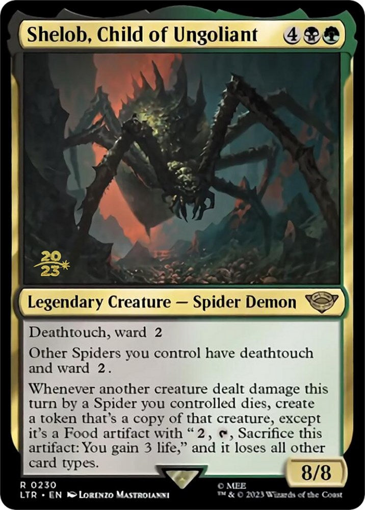 Shelob, Child of Ungoliant [The Lord of the Rings: Tales of Middle-Earth Prerelease Promos] | Gamer Loot