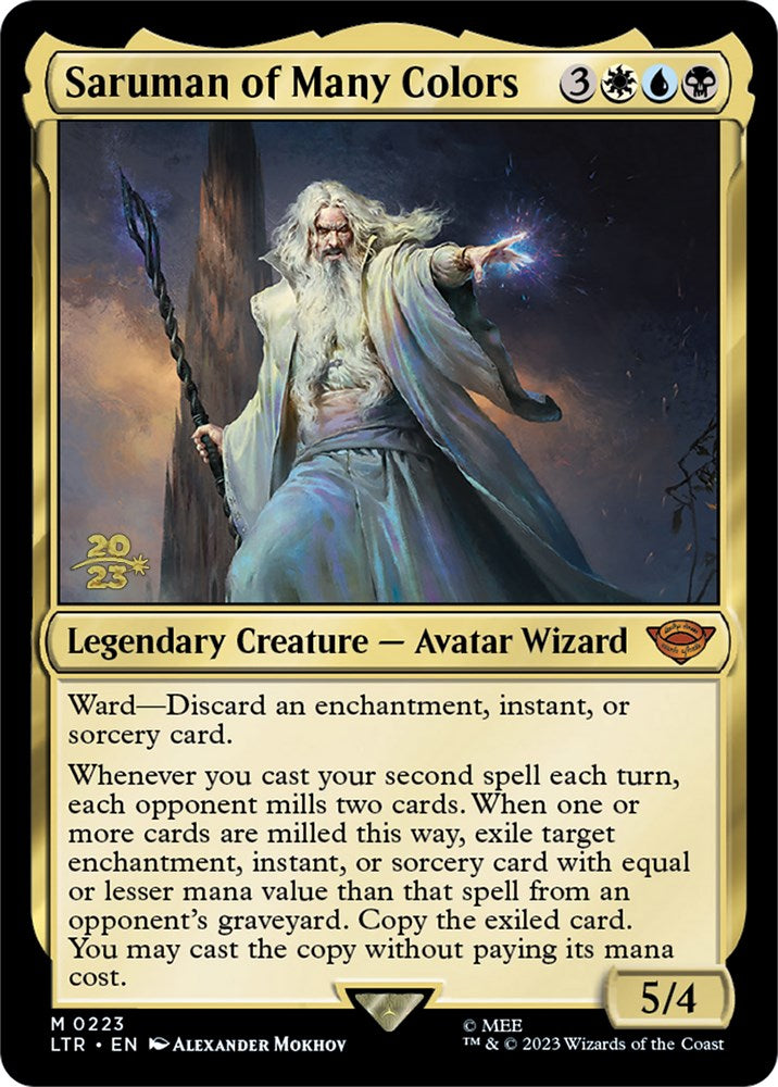 Saruman of Many Colors [The Lord of the Rings: Tales of Middle-Earth Prerelease Promos] | Gamer Loot