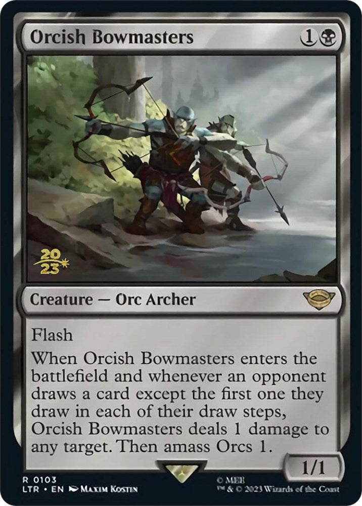 Orcish Bowmasters [The Lord of the Rings: Tales of Middle-Earth Prerelease Promos] | Gamer Loot