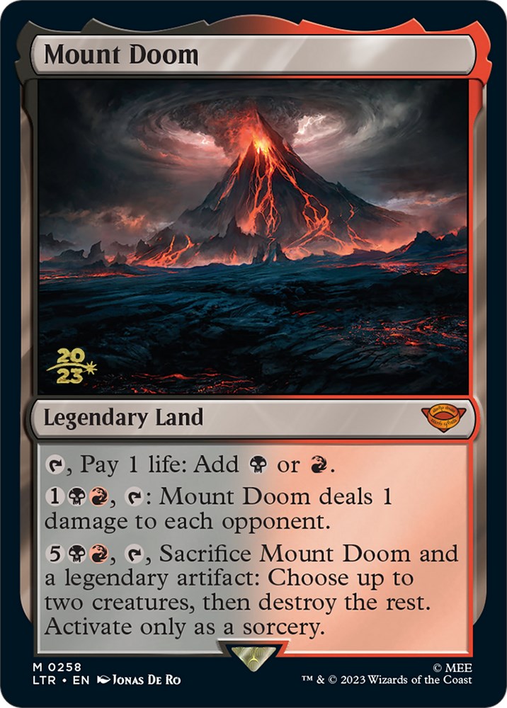 Mount Doom [The Lord of the Rings: Tales of Middle-Earth Prerelease Promos] | Gamer Loot