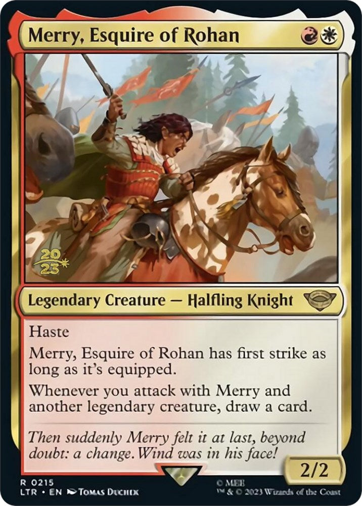 Merry, Esquire of Rohan [The Lord of the Rings: Tales of Middle-Earth Prerelease Promos] | Gamer Loot