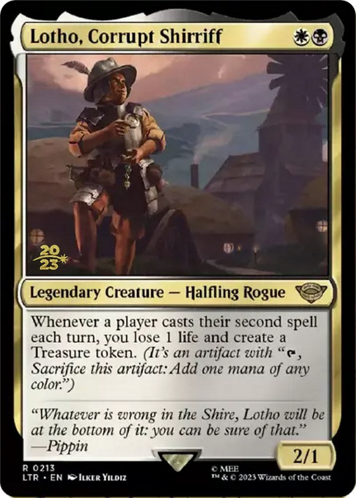 Lotho, Corrupt Shirriff [The Lord of the Rings: Tales of Middle-Earth Prerelease Promos] | Gamer Loot