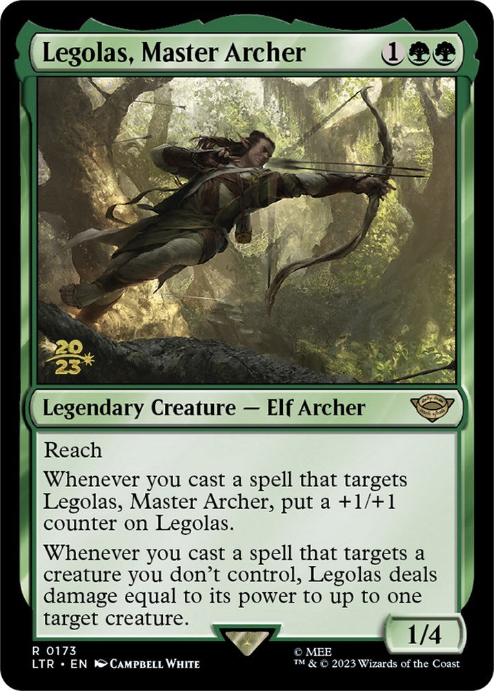 Legolas, Master Archer [The Lord of the Rings: Tales of Middle-Earth Prerelease Promos] | Gamer Loot