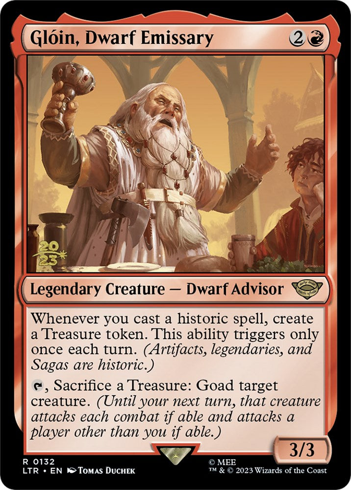 Gloin, Dwarf Emissary [The Lord of the Rings: Tales of Middle-Earth Prerelease Promos] | Gamer Loot