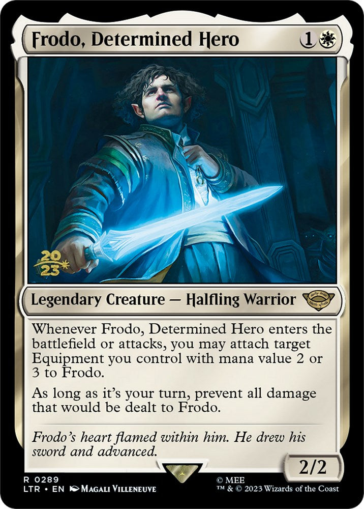 Frodo, Determined Hero [The Lord of the Rings: Tales of Middle-Earth Prerelease Promos] | Gamer Loot