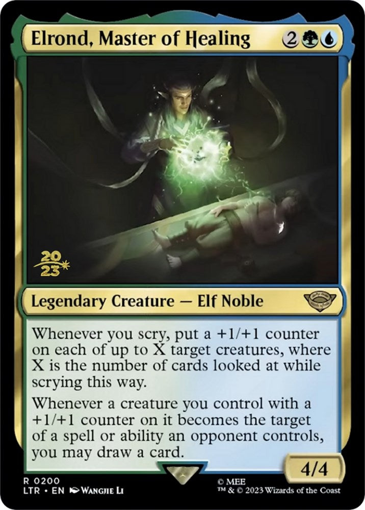 Elrond, Master of Healing [The Lord of the Rings: Tales of Middle-Earth Prerelease Promos] | Gamer Loot