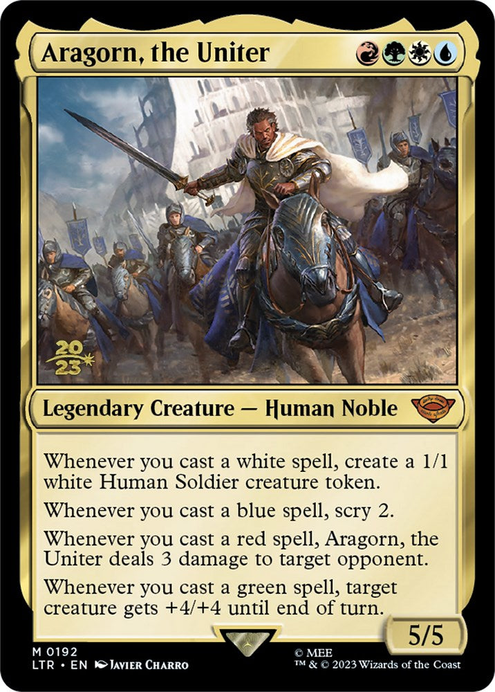 Aragorn, the Uniter [The Lord of the Rings: Tales of Middle-Earth Prerelease Promos] | Gamer Loot