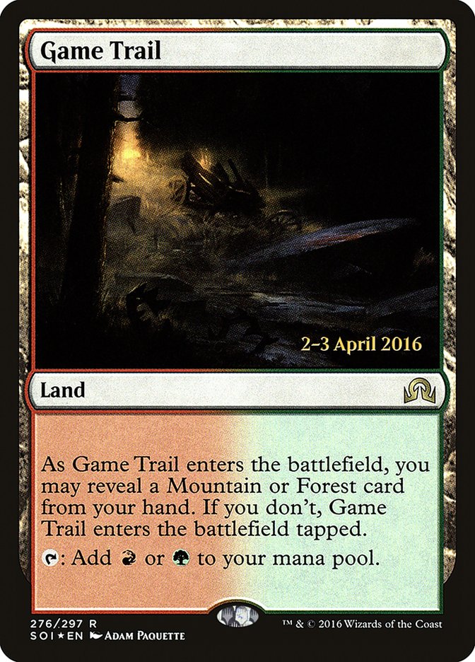 Game Trail [Shadows over Innistrad Prerelease Promos] | Gamer Loot