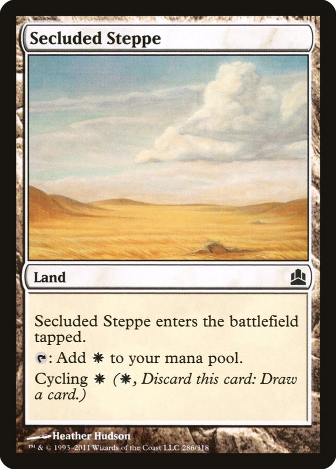 Secluded Steppe [Commander 2011] | Gamer Loot