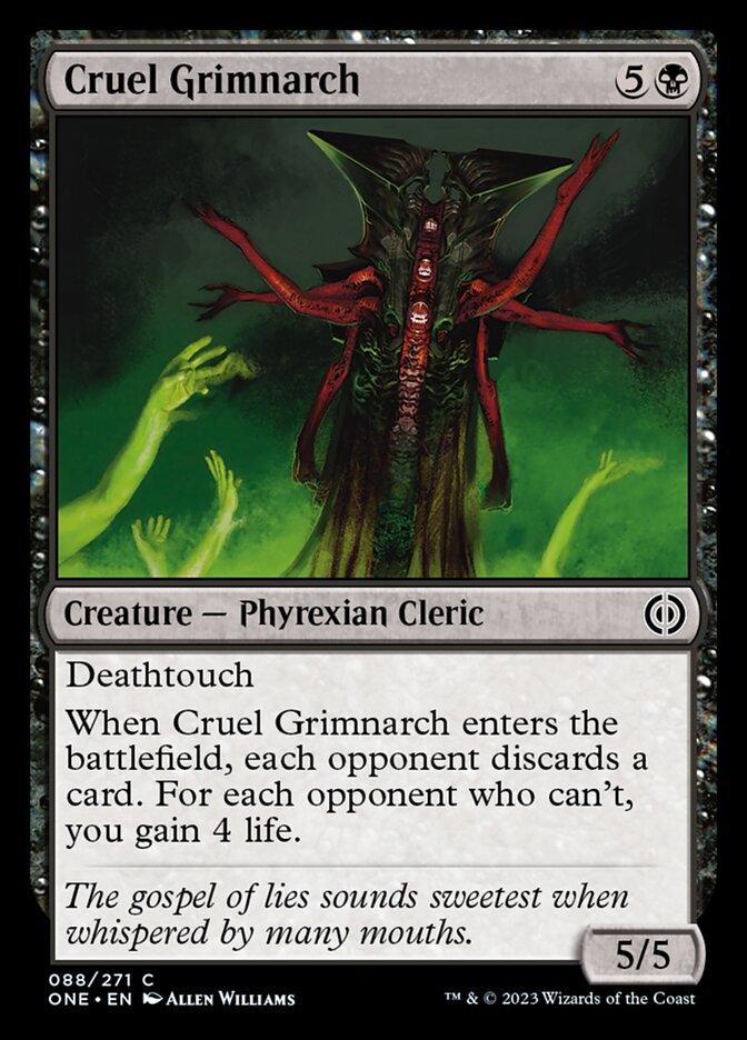 Cruel Grimnarch [Phyrexia: All Will Be One] | Gamer Loot