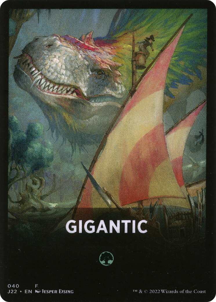 Gigantic Theme Card [Jumpstart 2022 Front Cards] | Gamer Loot