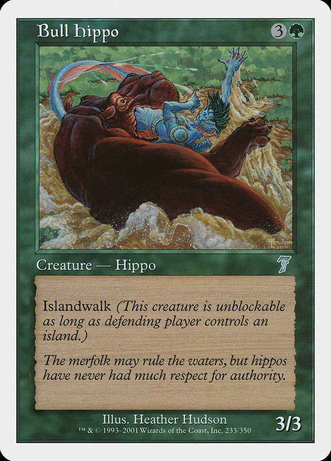 Bull Hippo [Seventh Edition] | Gamer Loot