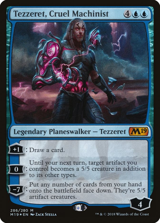 Tezzeret, Cruel Machinist [Core Set 2019] | Gamer Loot