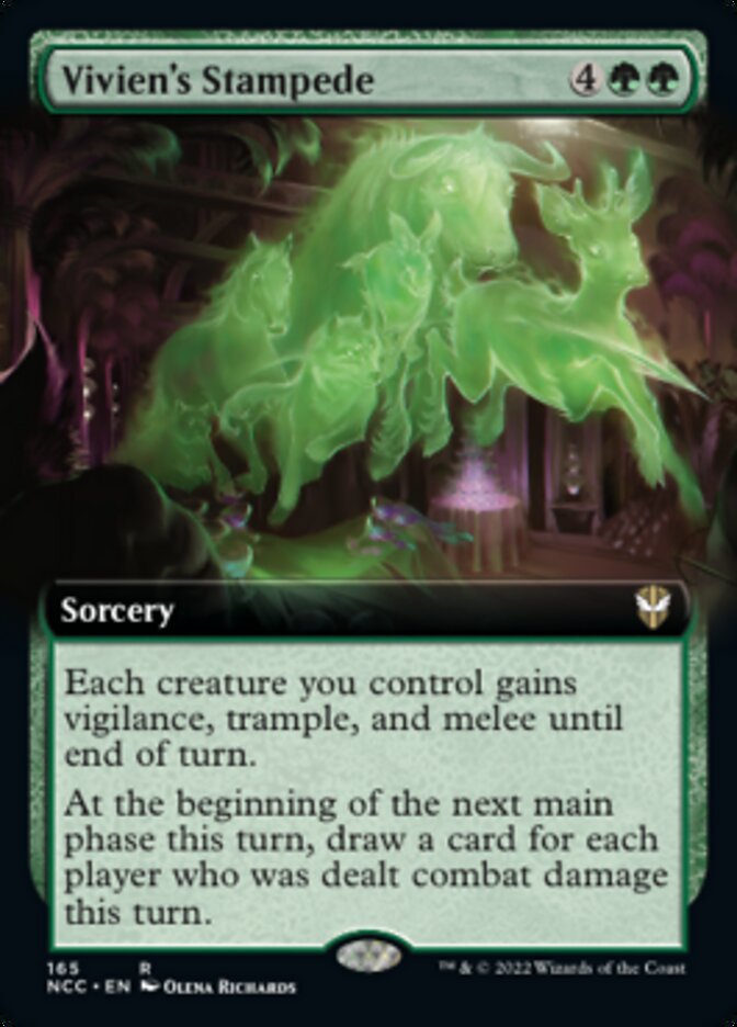 Vivien's Stampede (Extended Art) [Streets of New Capenna Commander] | Gamer Loot