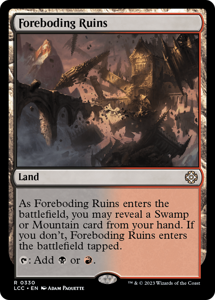 Foreboding Ruins [The Lost Caverns of Ixalan Commander] | Gamer Loot