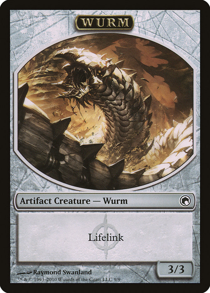 Wurm (Lifelink) [Scars of Mirrodin Tokens] | Gamer Loot