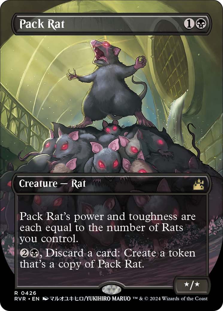 Pack Rat (Anime Borderless) [Ravnica Remastered] | Gamer Loot