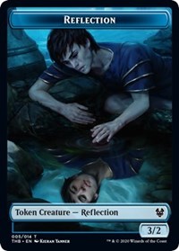 Reflection // Satyr Double-sided Token [Theros Beyond Death Tokens] | Gamer Loot