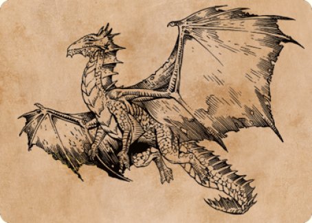 Ancient Bronze Dragon Art Card (58) [Commander Legends: Battle for Baldur's Gate Art Series] | Gamer Loot