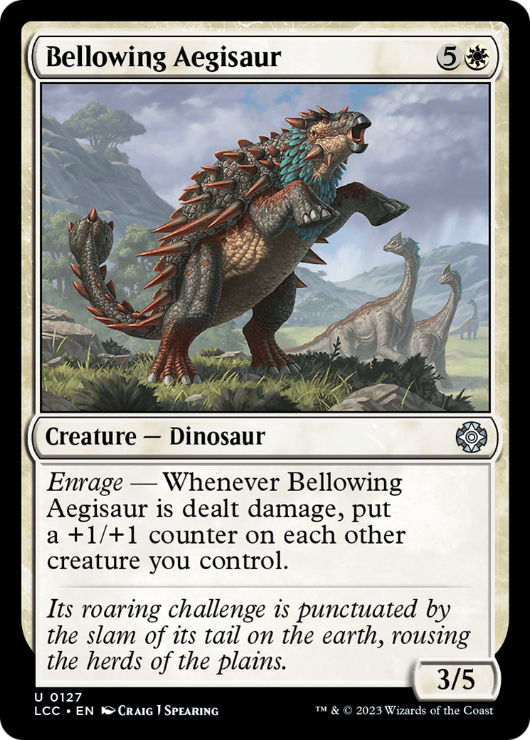 Bellowing Aegisaur [The Lost Caverns of Ixalan Commander] | Gamer Loot