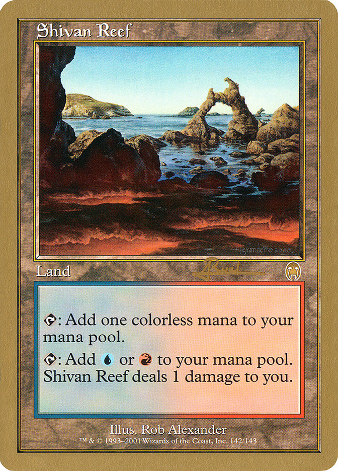 Shivan Reef (Antoine Ruel) [World Championship Decks 2001] | Gamer Loot