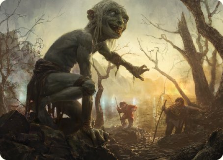 Smeagol, Helpful Guide Art Card [The Lord of the Rings: Tales of Middle-earth Art Series] | Gamer Loot