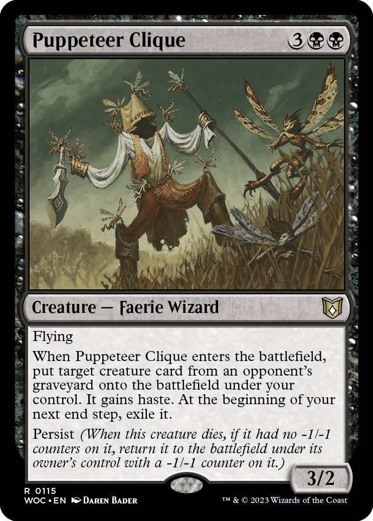 Puppeteer Clique [Wilds of Eldraine Commander] | Gamer Loot