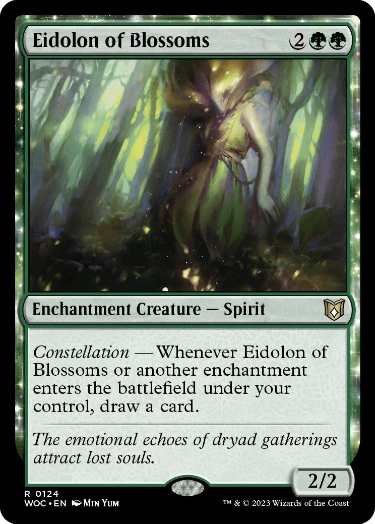 Eidolon of Blossoms [Wilds of Eldraine Commander] | Gamer Loot