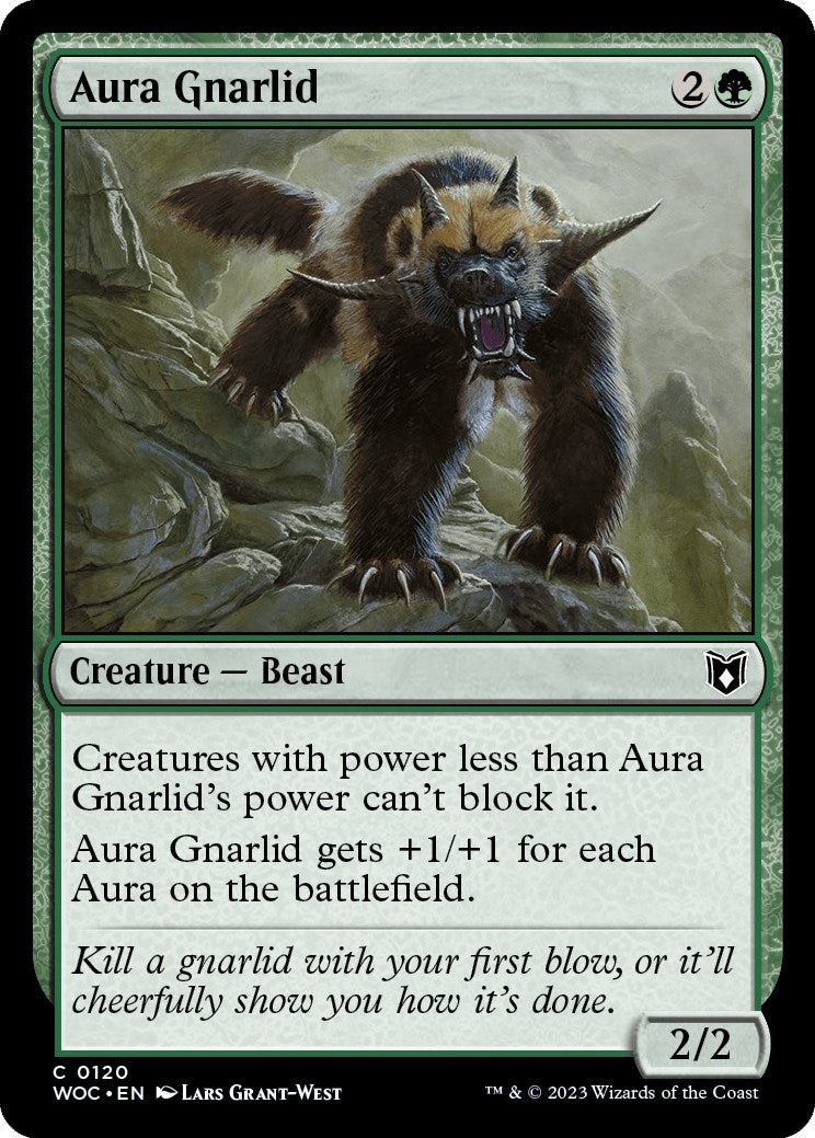 Aura Gnarlid [Wilds of Eldraine Commander] | Gamer Loot