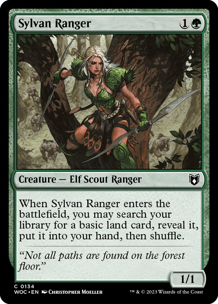 Sylvan Ranger [Wilds of Eldraine Commander] | Gamer Loot