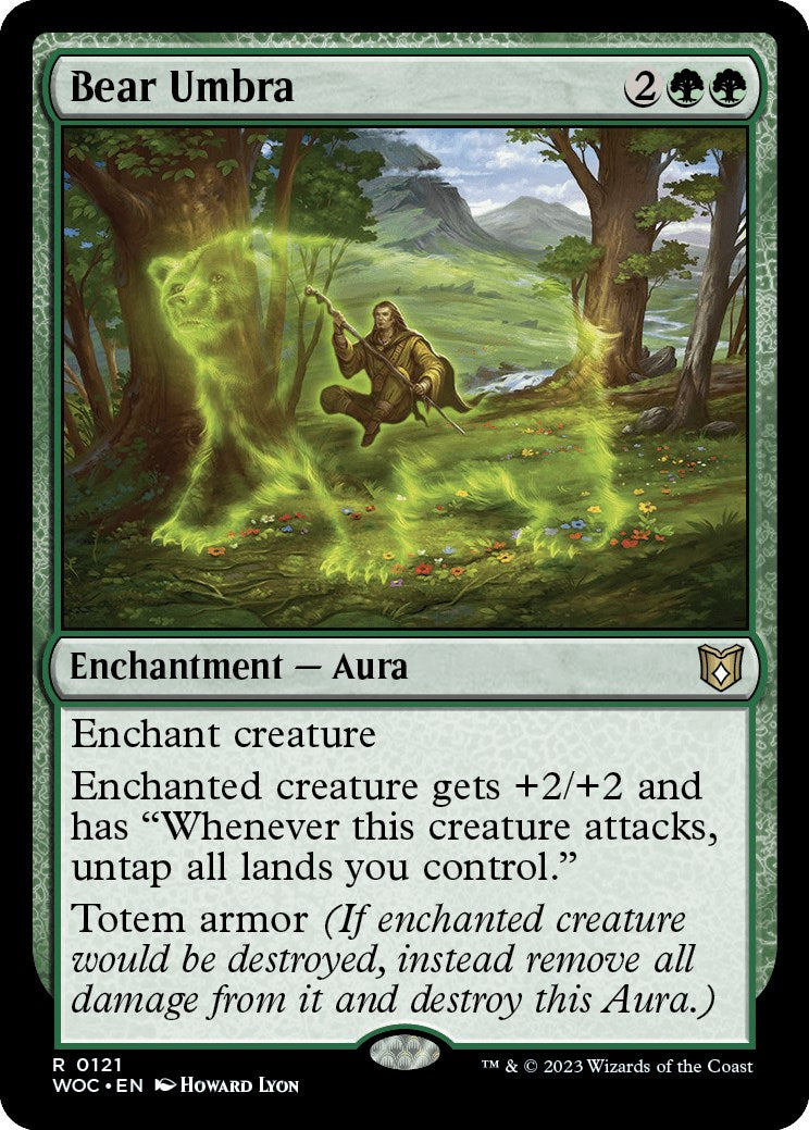 Bear Umbra [Wilds of Eldraine Commander] | Gamer Loot