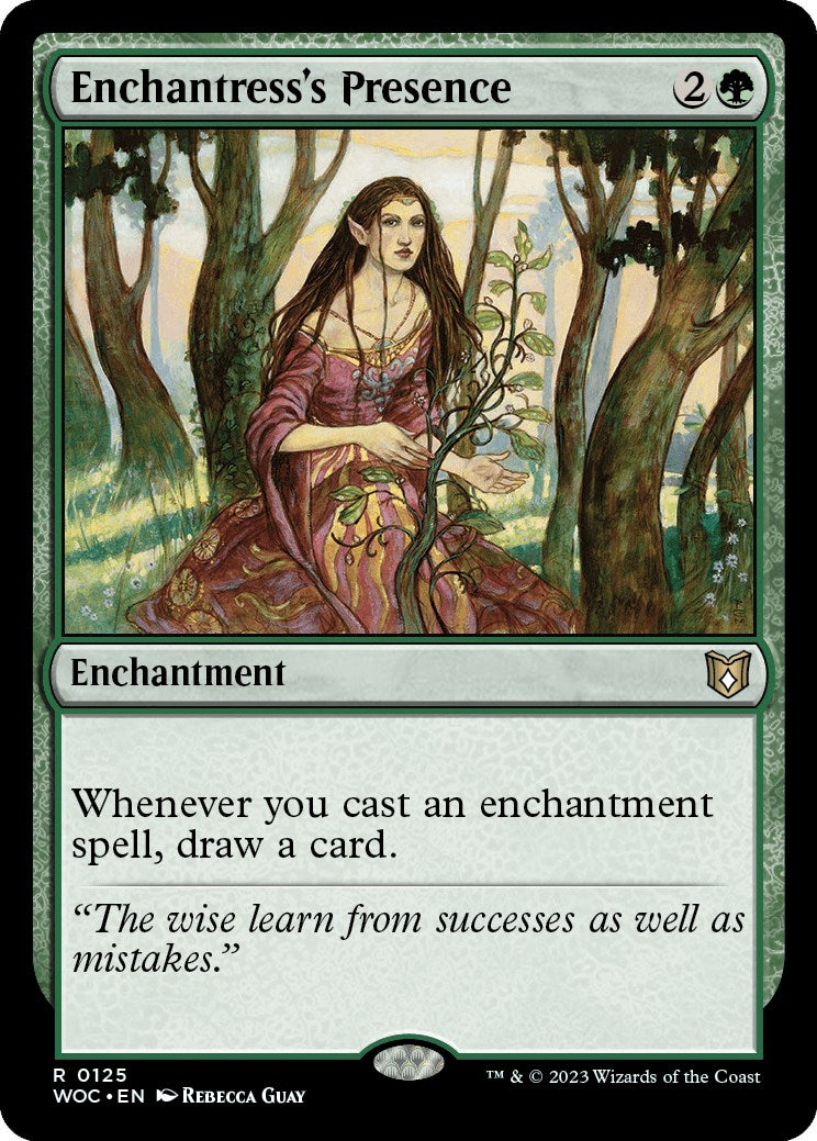 Enchantress's Presence [Wilds of Eldraine Commander] | Gamer Loot