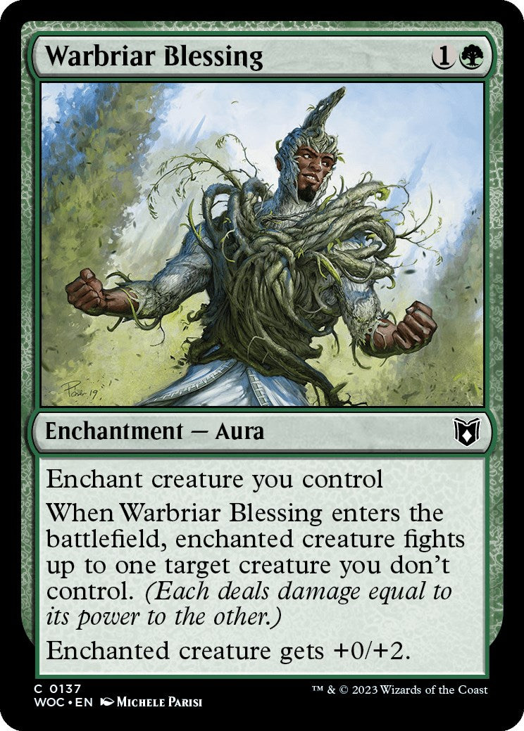 Warbriar Blessing [Wilds of Eldraine Commander] | Gamer Loot