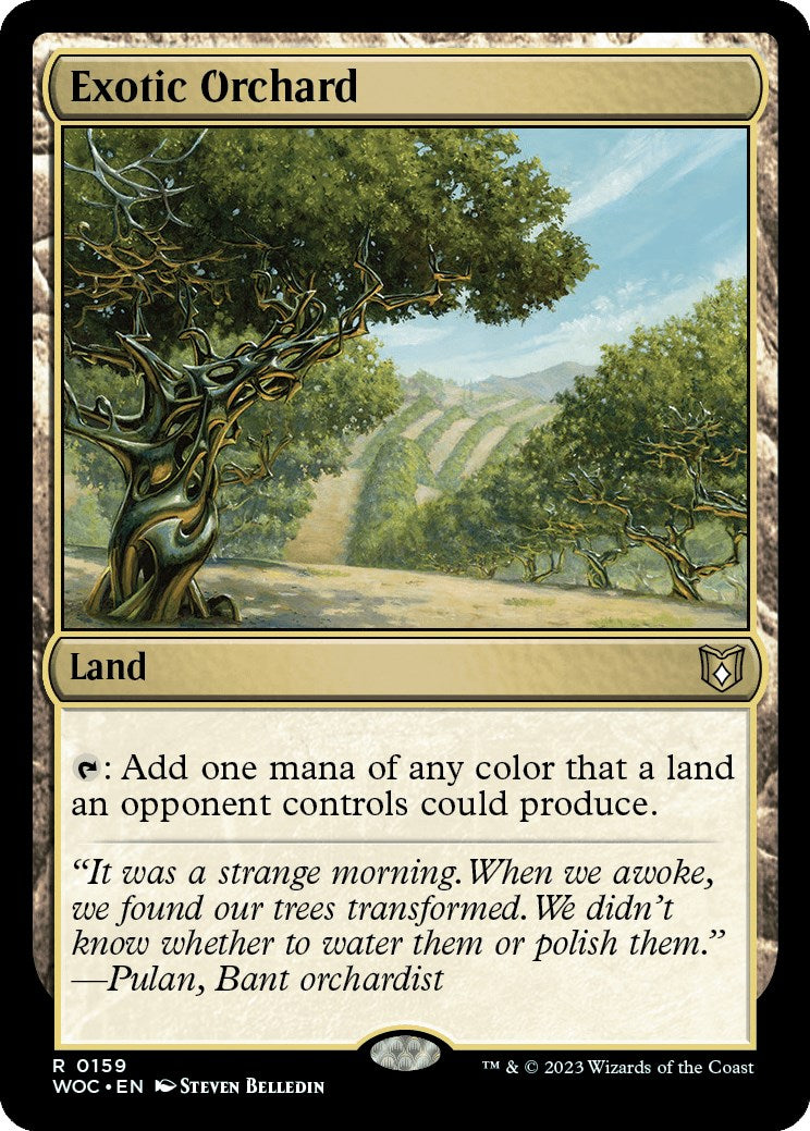 Exotic Orchard [Wilds of Eldraine Commander] | Gamer Loot