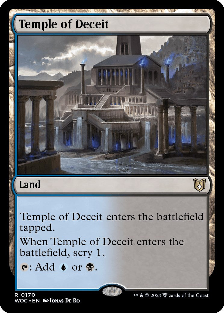 Temple of Deceit [Wilds of Eldraine Commander] | Gamer Loot