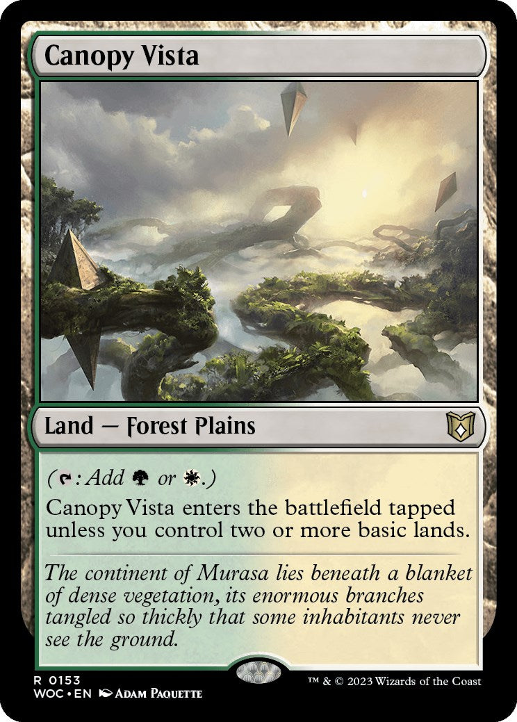 Canopy Vista [Wilds of Eldraine Commander] | Gamer Loot