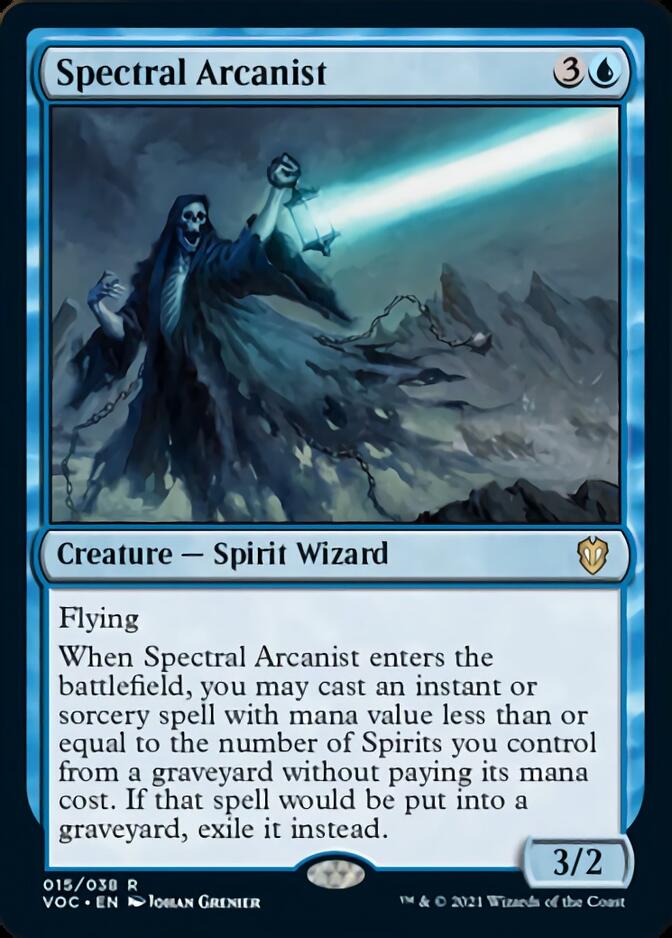 Spectral Arcanist [Innistrad: Crimson Vow Commander] | Gamer Loot