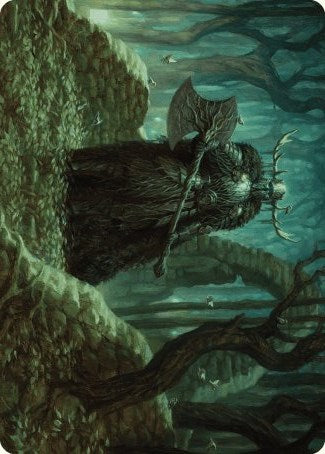 Mosswood Dreadknight Art Card [Wilds of Eldraine Art Series] | Gamer Loot