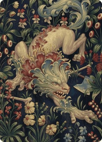 Beast Token Art Card [Wilds of Eldraine Art Series] | Gamer Loot