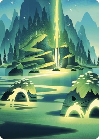 Leyline of Abundance Art Card [Wilds of Eldraine Art Series] | Gamer Loot