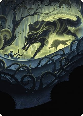 Unnatural Growth Art Card [Wilds of Eldraine Art Series] | Gamer Loot