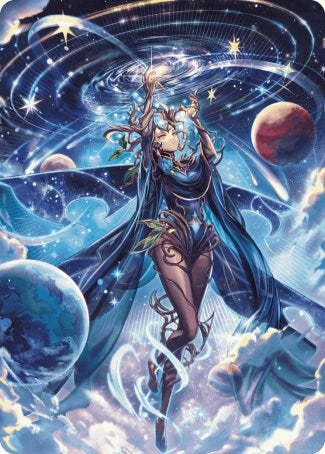 Omniscience Anime Art Card [Wilds of Eldraine Art Series] | Gamer Loot