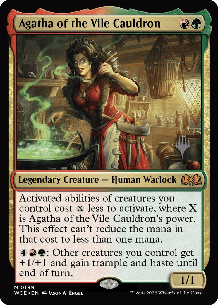 Agatha of the Vile Cauldron (Promo Pack) [Wilds of Eldraine Promos] | Gamer Loot