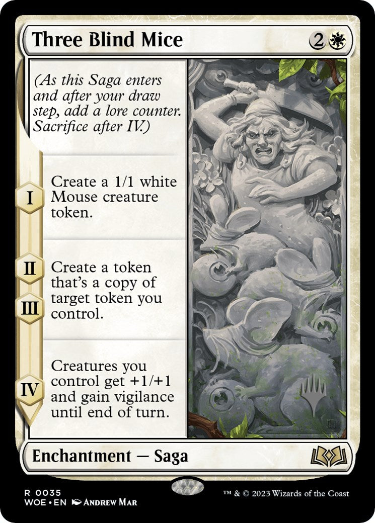 Three Blind Mice (Promo Pack) [Wilds of Eldraine Promos] | Gamer Loot