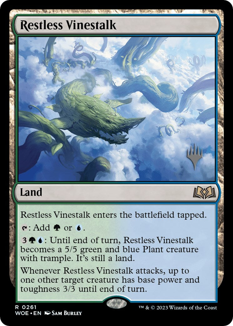 Restless Vinestalk (Promo Pack) [Wilds of Eldraine Promos] | Gamer Loot