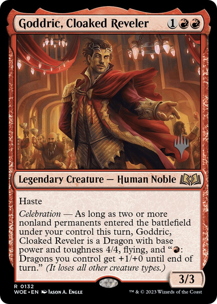 Goddric, Cloaked Reveler (Promo Pack) [Wilds of Eldraine Promos] | Gamer Loot