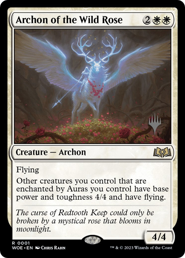 Archon of the Wild Rose (Promo Pack) [Wilds of Eldraine Promos] | Gamer Loot