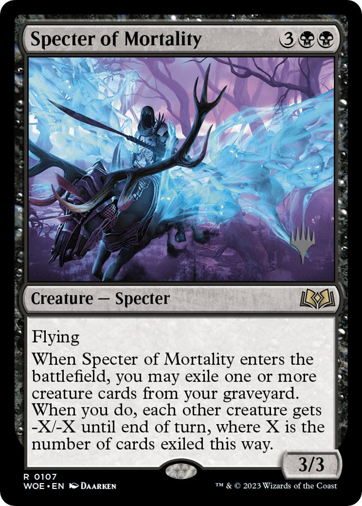 Specter of Mortality (Promo Pack) [Wilds of Eldraine Promos] | Gamer Loot